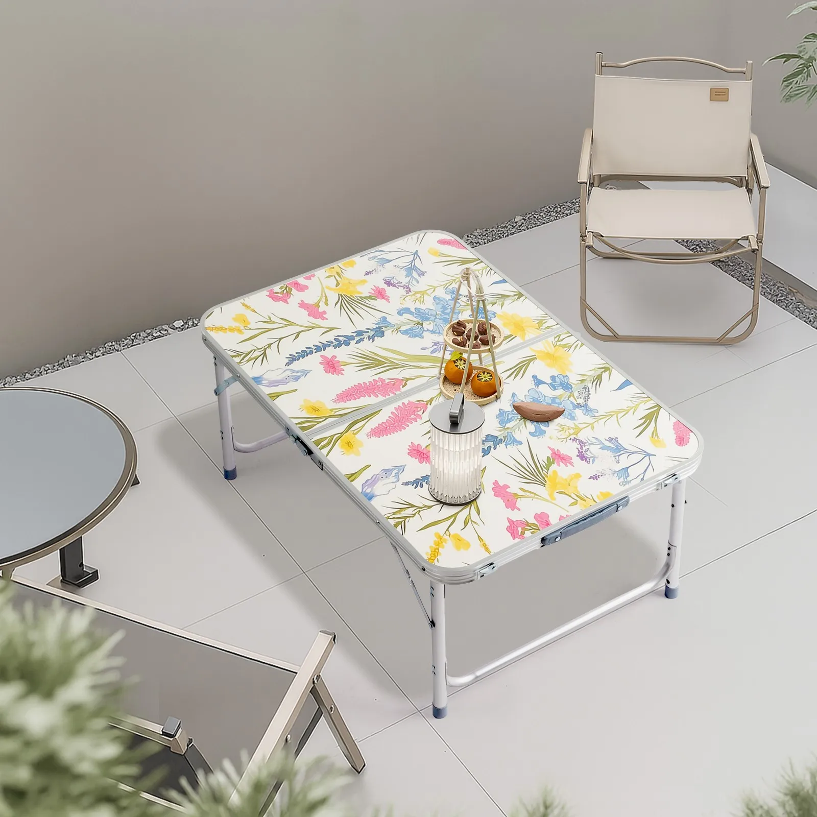 3/4FT Portable In/Outdoor Aluminum Leaves Pattern Folding Picnic Camping Table
3/4FT Portable In/Outdoor Aluminum Leaves Pattern Folding Picnic Camping Table