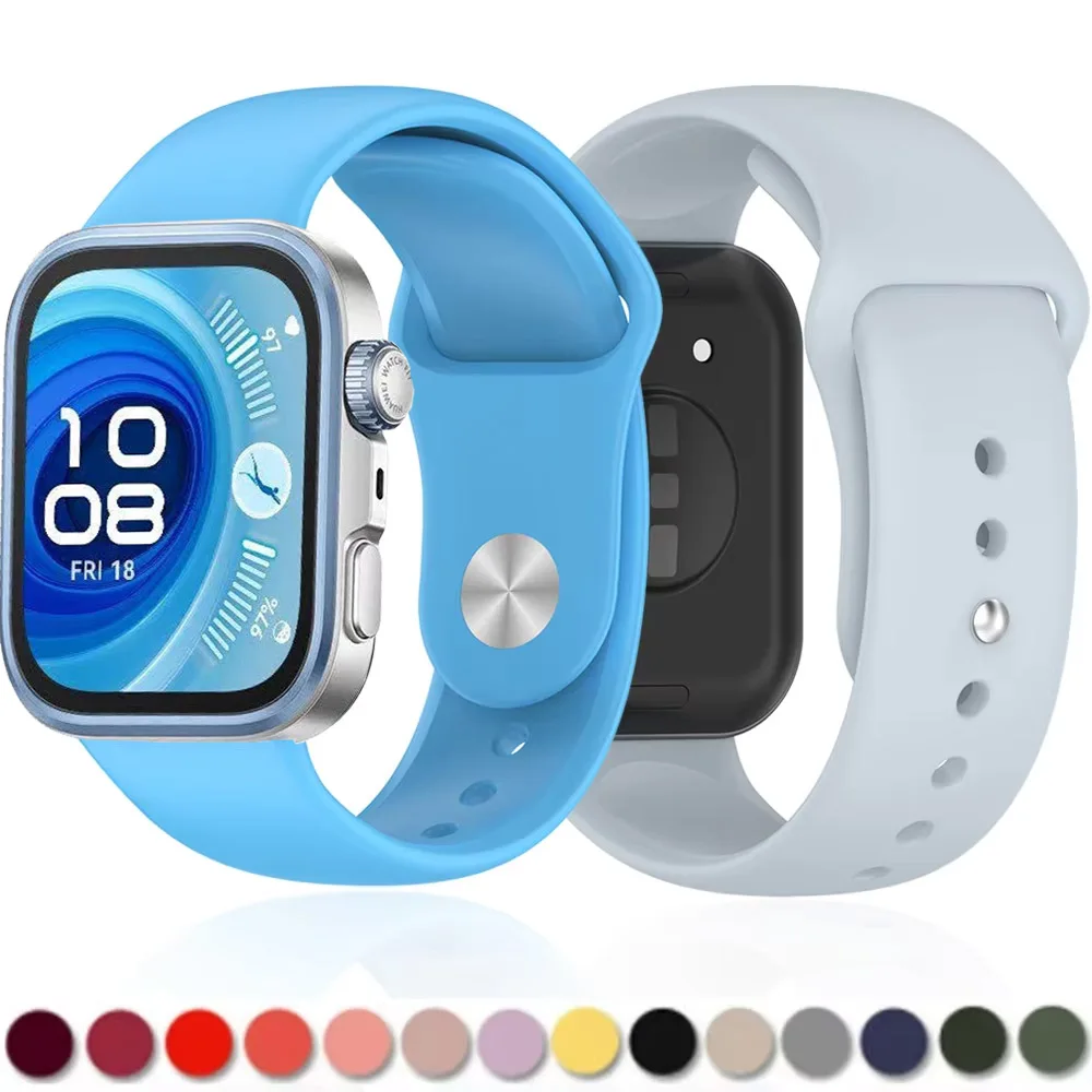 Silicone Strap for Huawei Watch Fit 4/3 Original Smart Watch Adjustable Bracelet Belt for Huawei Watch Fit 4 Pro Breathable Band
Silicone Strap for Huawei Watch Fit 4/3 Original Smart Watch Adjustable Bracelet Belt for Huawei Watch Fit 4 Pro Breathable Band