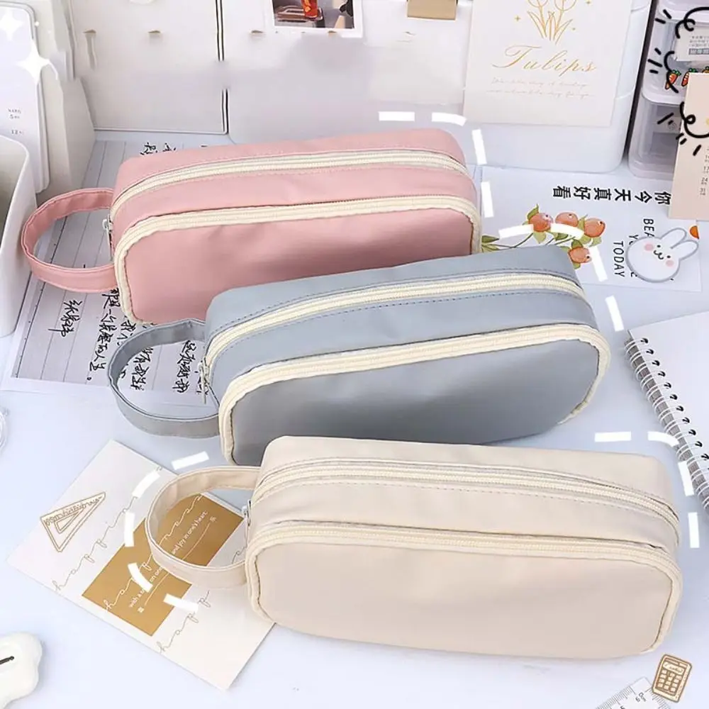 Large Capacity Solid Color Pencil Case Storage Bag Itabag Transparent Pencil Bag Cosmetic Bag Organizer Case
Large Capacity Solid Color Pencil Case Storage Bag Itabag Transparent Pencil Bag Cosmetic Bag Organizer Case