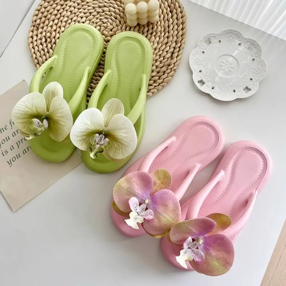 Casual Summer Butterfly Orchid Slipper Elegant Beach Flower Flip Flops Non-Slip Out Wear Women's Sandals Outdoor
Casual Summer Butterfly Orchid Slipper Elegant Beach Flower Flip Flops Non-Slip Out Wear Women's Sandals Outdoor