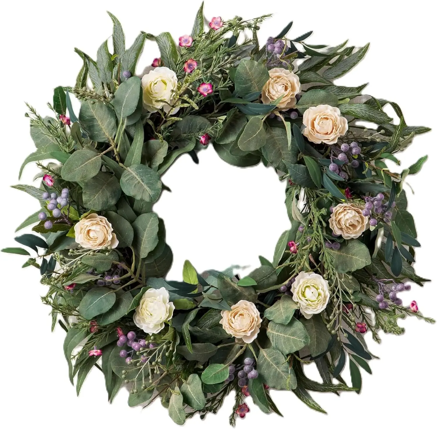 Marseille Meadow Spring & Summer Wreath - 22" Premium Floral Door Wreath for Indoor or Covered Outdoor Display
Marseille Meadow Spring & Summer Wreath - 22" Premium Floral Door Wreath for Indoor or Covered Outdoor Display