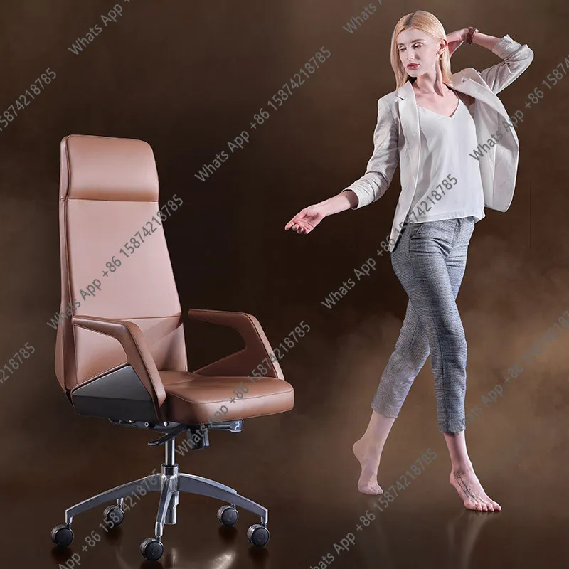 Light luxury leather boss office chair fashion Italian president swivel chair study office computer chair can lie down
Light luxury leather boss office chair fashion Italian president swivel chair study office computer chair can lie down