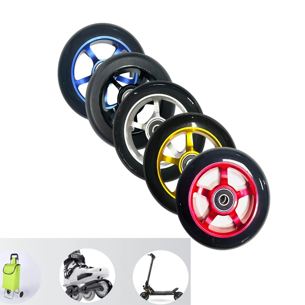 2pcs Stunt Scooter Wheels For High-intensity Street Park Tricks Silver Black Red Blue Yellow Polyurethane Aluminum Alloy
2pcs Stunt Scooter Wheels For High-intensity Street Park Tricks Silver Black Red Blue Yellow Polyurethane Aluminum Alloy