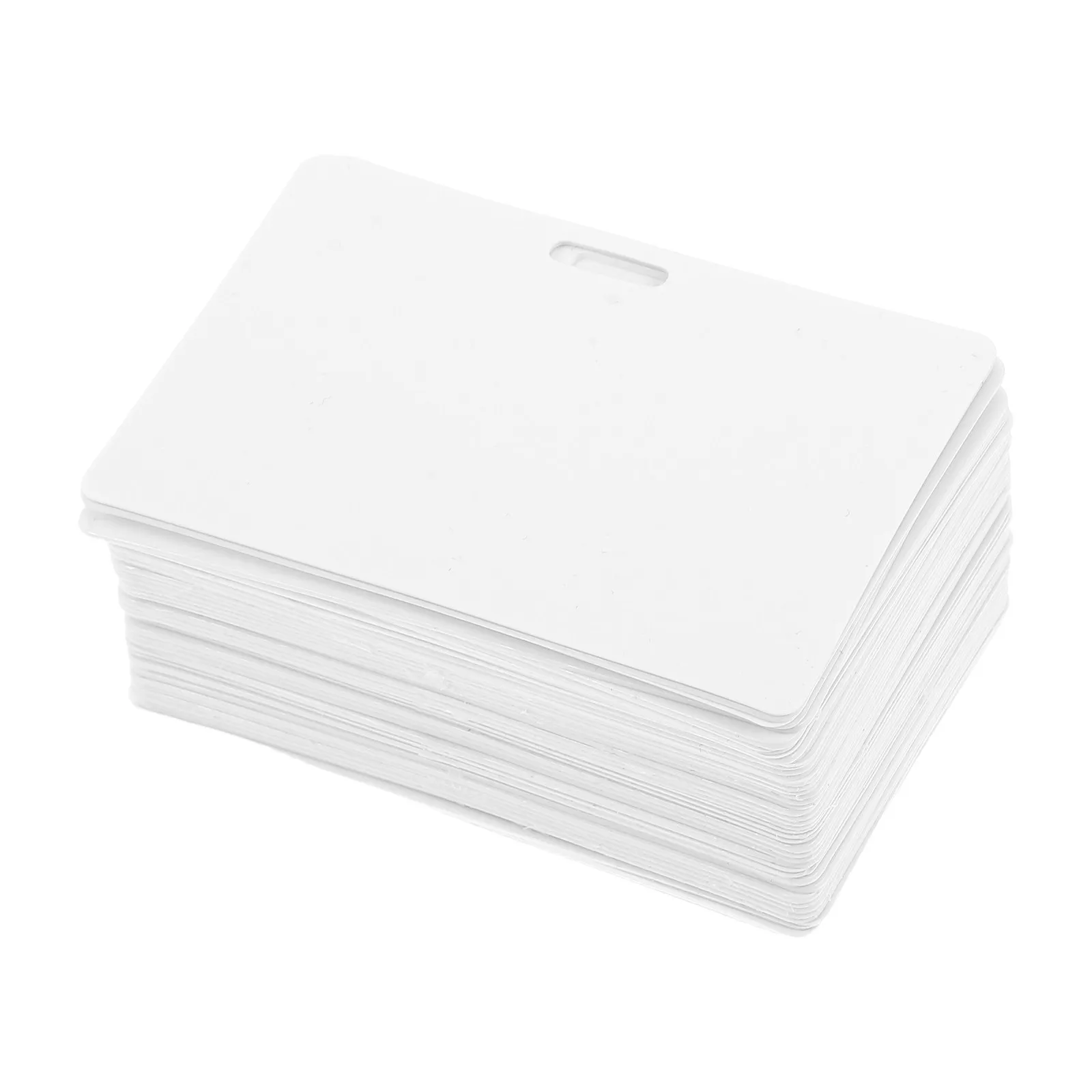 50Pcs Work Badge PVC Id Cards Vertical Slot Blank Office Identification Cards Staff Name Badges Business Card Holders
50Pcs Work Badge PVC Id Cards Vertical Slot Blank Office Identification Cards Staff Name Badges Business Card Holders