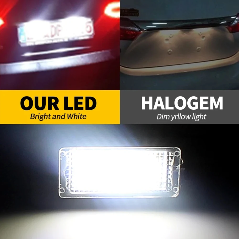 2PCS White LED License Plate Lights for Audi A1 A4 A5 A6 A7 B8 Q5 S5 RS5 TT TTRS Avant Allroad Replacement Rear License Light
2PCS White LED License Plate Lights for Audi A1 A4 A5 A6 A7 B8 Q5 S5 RS5 TT TTRS Avant Allroad Replacement Rear License Light