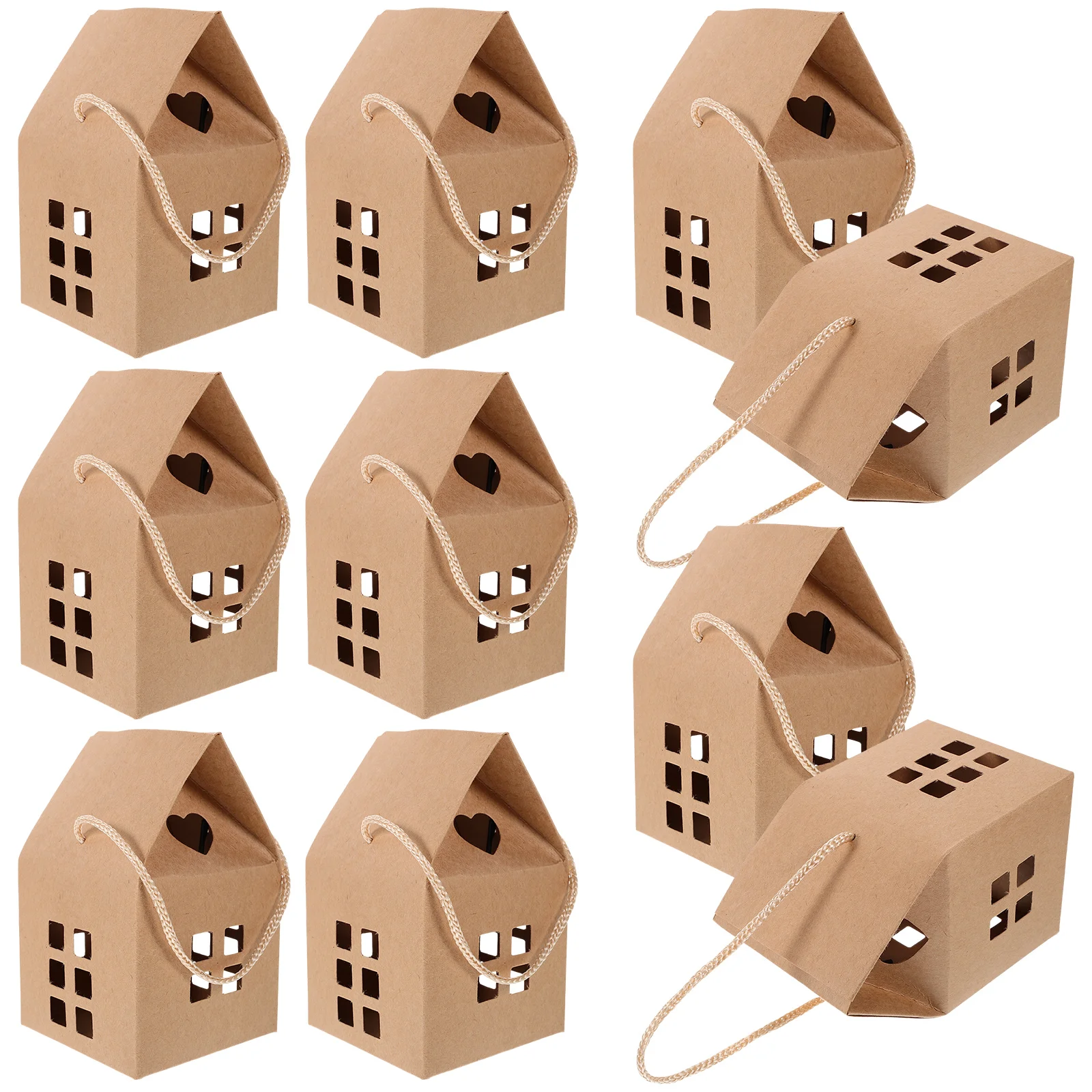 15 Pcs Portable Gift Box Decorative Packing Boxes Handle Baking House Shaped Paper Small Party Gifts
15 Pcs Portable Gift Box Decorative Packing Boxes Handle Baking House Shaped Paper Small Party Gifts