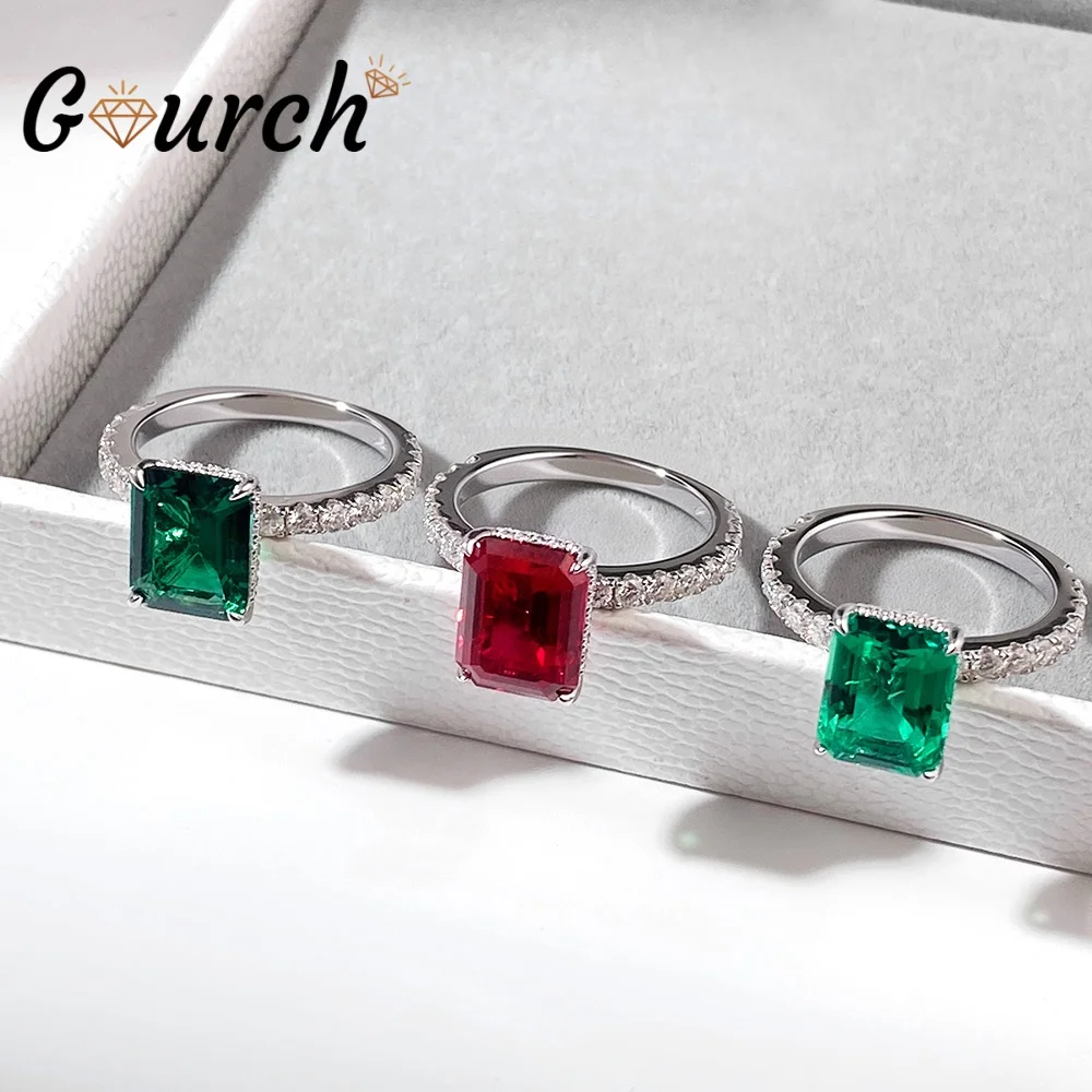 Женское кольцо с муассанитом изумрудной огранки Gourch 4CT, цвет D, VVS1, стерлинговое серебро S925, выращенное в лаборатории, для вечеринки, дня рождения, ювелирные украшения
Женское кольцо с муассанитом изумрудной огранки Gourch 4CT, цвет D, VVS1, стерлинговое серебро S925, выращенное в лаборатории, для вечеринки, дня рождения, ювелирные украшения