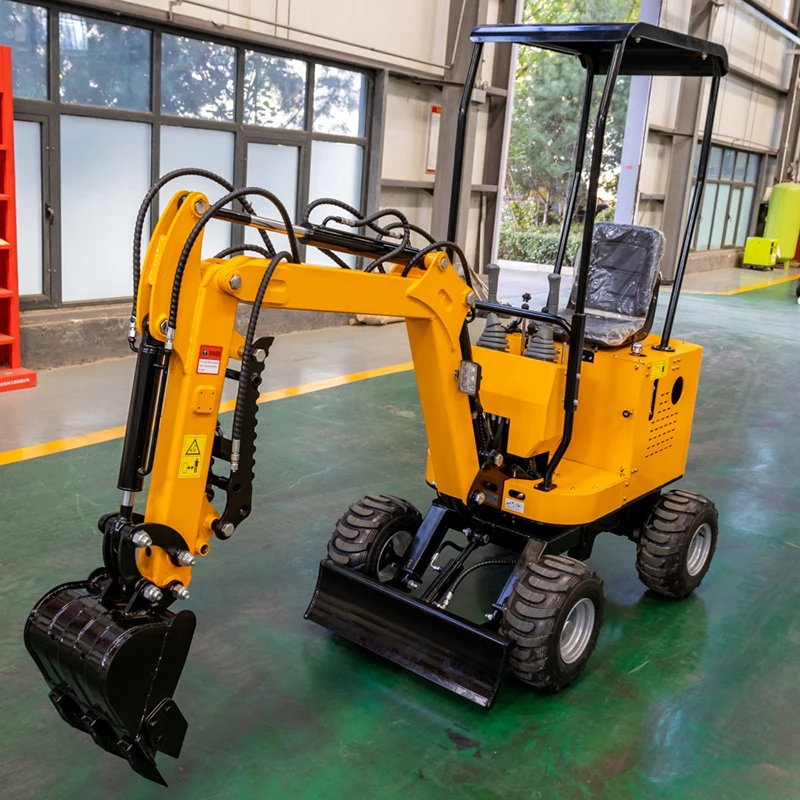 CNMC Mini Backhoe Excavator 1 Ton Wheeled Excavator Digger Compact Mechanical Excavator CE EPA Certified Farm Garden Use
CNMC Mini Backhoe Excavator 1 Ton Wheeled Excavator Digger Compact Mechanical Excavator CE EPA Certified Farm Garden Use