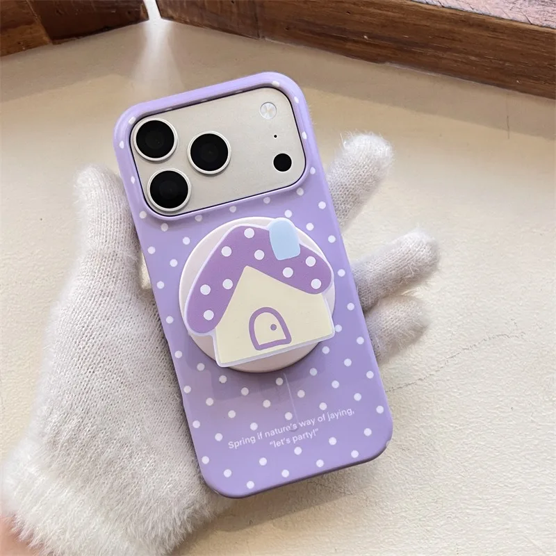 House Holder Magnetic Dots Phone Case For iPhone 17 16 15 Pro Max Full Cover
House Holder Magnetic Dots Phone Case For iPhone 17 16 15 Pro Max Full Cover
