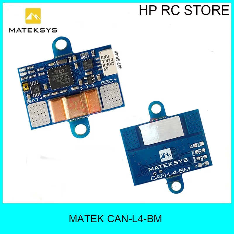 MATEK CAN-L4-BM AP_PERIPH DroneCAN Protocol DIGITAL POWER MONITOR for RC Airplane Multirotors r H743 Slim V3 DIY Parts
MATEK CAN-L4-BM AP_PERIPH DroneCAN Protocol DIGITAL POWER MONITOR for RC Airplane Multirotors r H743 Slim V3 DIY Parts