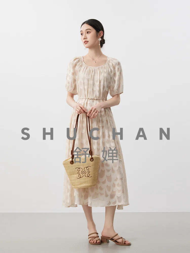 French Romance, Fried Color & Cut Flower Water Corrugated Texture Beaded Waist Gentle Dress Women Summer
French Romance, Fried Color & Cut Flower Water Corrugated Texture Beaded Waist Gentle Dress Women Summer