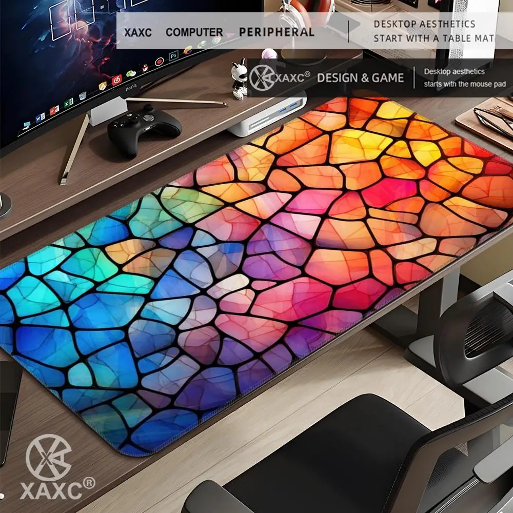 Artistic Stained Glass XAXC Mouse Pad large keyboard mouse desk pad non-slip rubber gaming mouse pad laptop mouse carpet
Artistic Stained Glass XAXC Mouse Pad large keyboard mouse desk pad non-slip rubber gaming mouse pad laptop mouse carpet