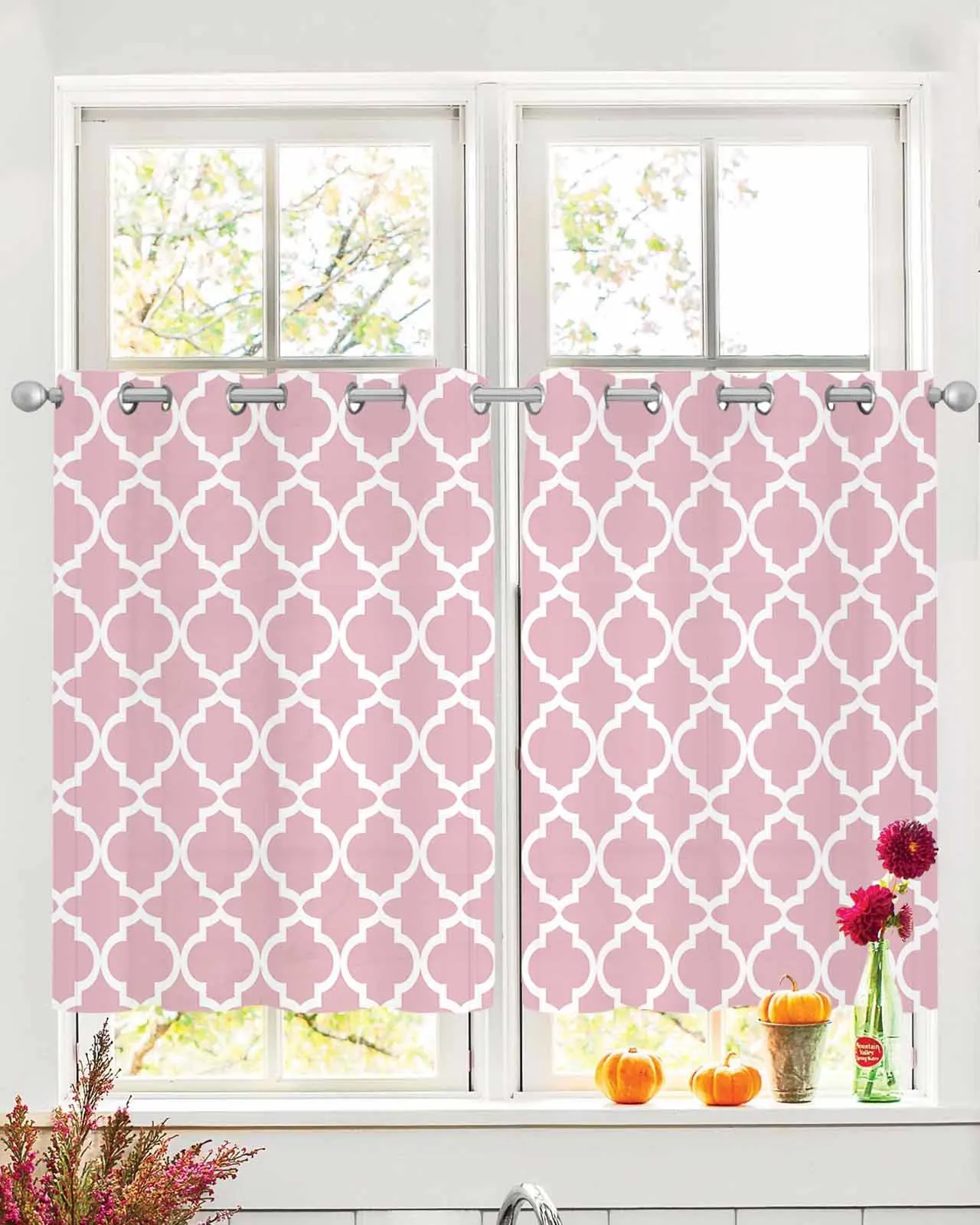 Classic Minimalist Pink Morocco Sheer Curtains For Living Room Window Transparent Voile Tulle Curtain Cortinas Drapes Home Decor
Classic Minimalist Pink Morocco Sheer Curtains For Living Room Window Transparent Voile Tulle Curtain Cortinas Drapes Home Decor