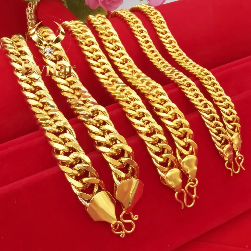 Dynar Jewelry Luxurious 9999 24K genuine gold men's flat chain Boss gold necklace, simple and elegant, men's exclusive gold n
Dynar Jewelry Luxurious 9999 24K genuine gold men's flat chain Boss gold necklace, simple and elegant, men's exclusive gold n