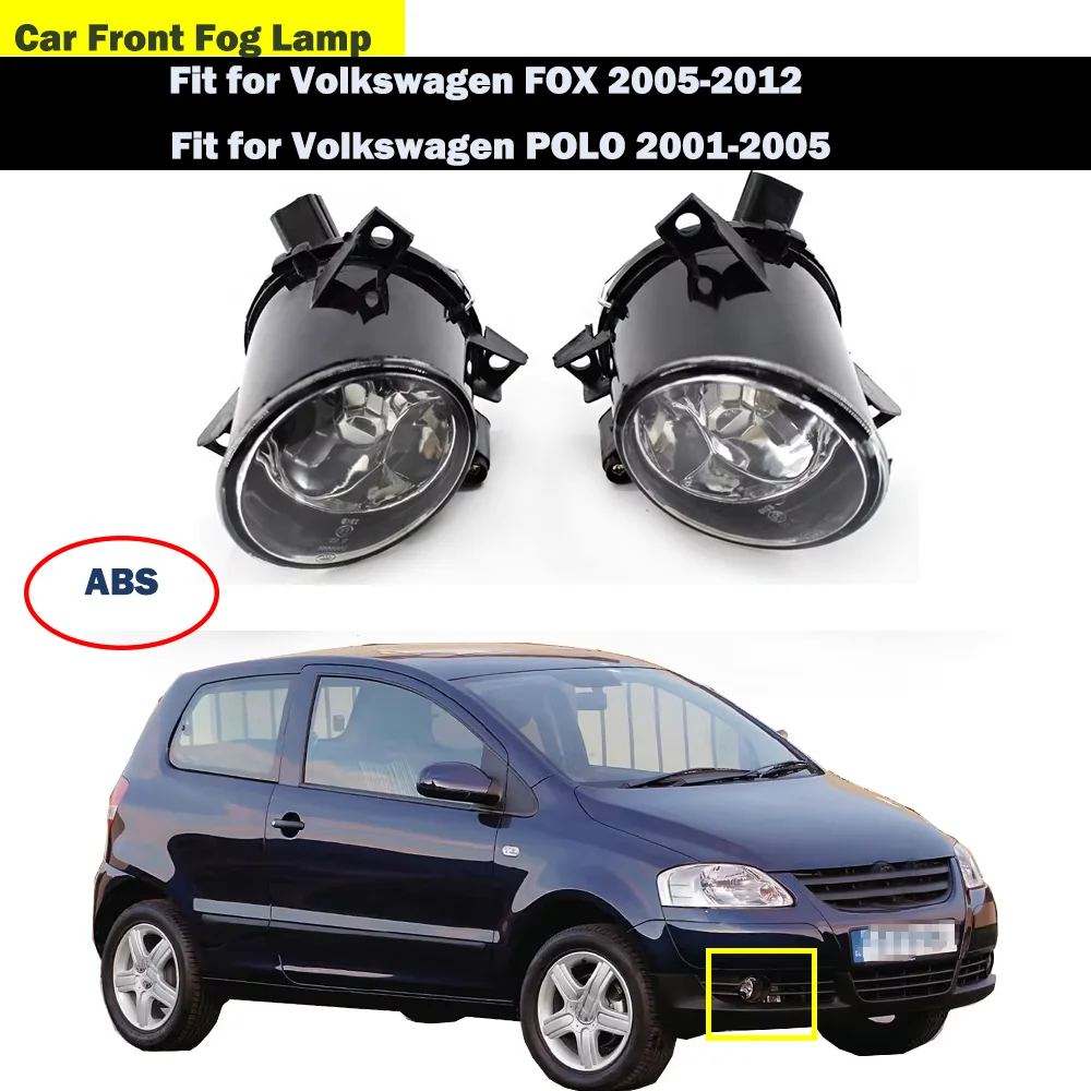 Car Front Fog Lamp Halogen Foglights Assembly Headlight 6Q0 941 699 LF 6Q0 941 700 for Volkswagen FOX 2005-2012 POLO 2001-2005
Car Front Fog Lamp Halogen Foglights Assembly Headlight 6Q0 941 699 LF 6Q0 941 700 for Volkswagen FOX 2005-2012 POLO 2001-2005