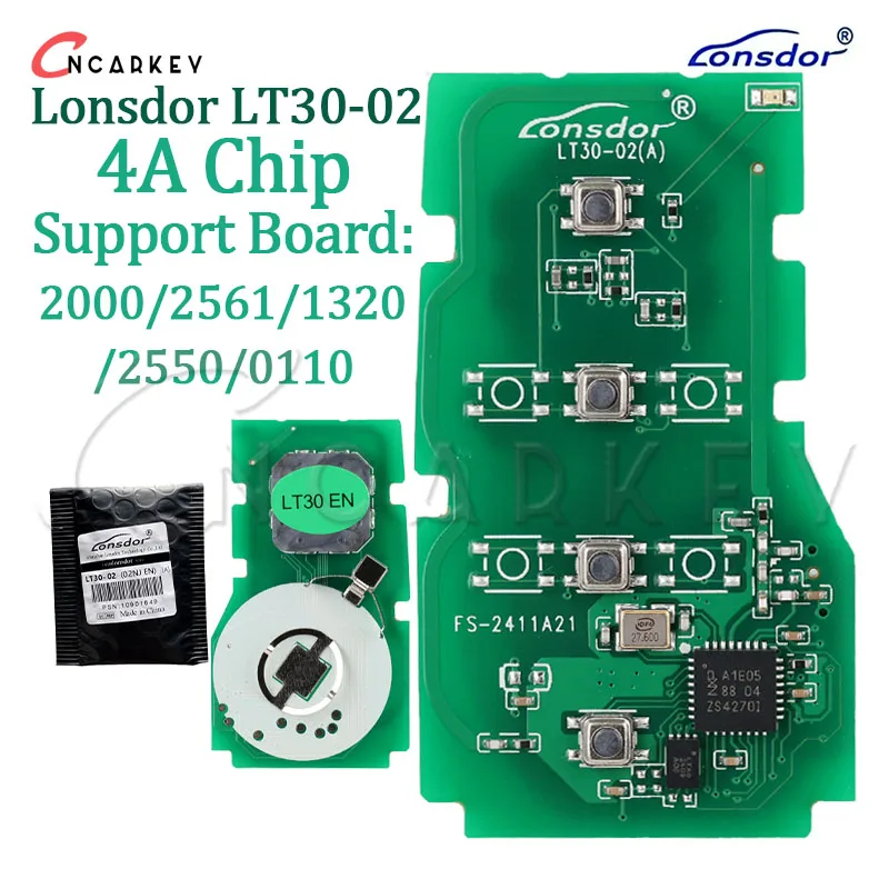 Universal Car Smart Key PCB Lonsdor LT30-02 For Toyota Corolla Levin Allion Camry 4A Support KH100+ K518 Series 312.09/314.35MHz 
Universal Car Smart Key PCB Lonsdor LT30-02 For Toyota Corolla Levin Allion Camry 4A Support KH100+ K518 Series 312.09/314.35MHz