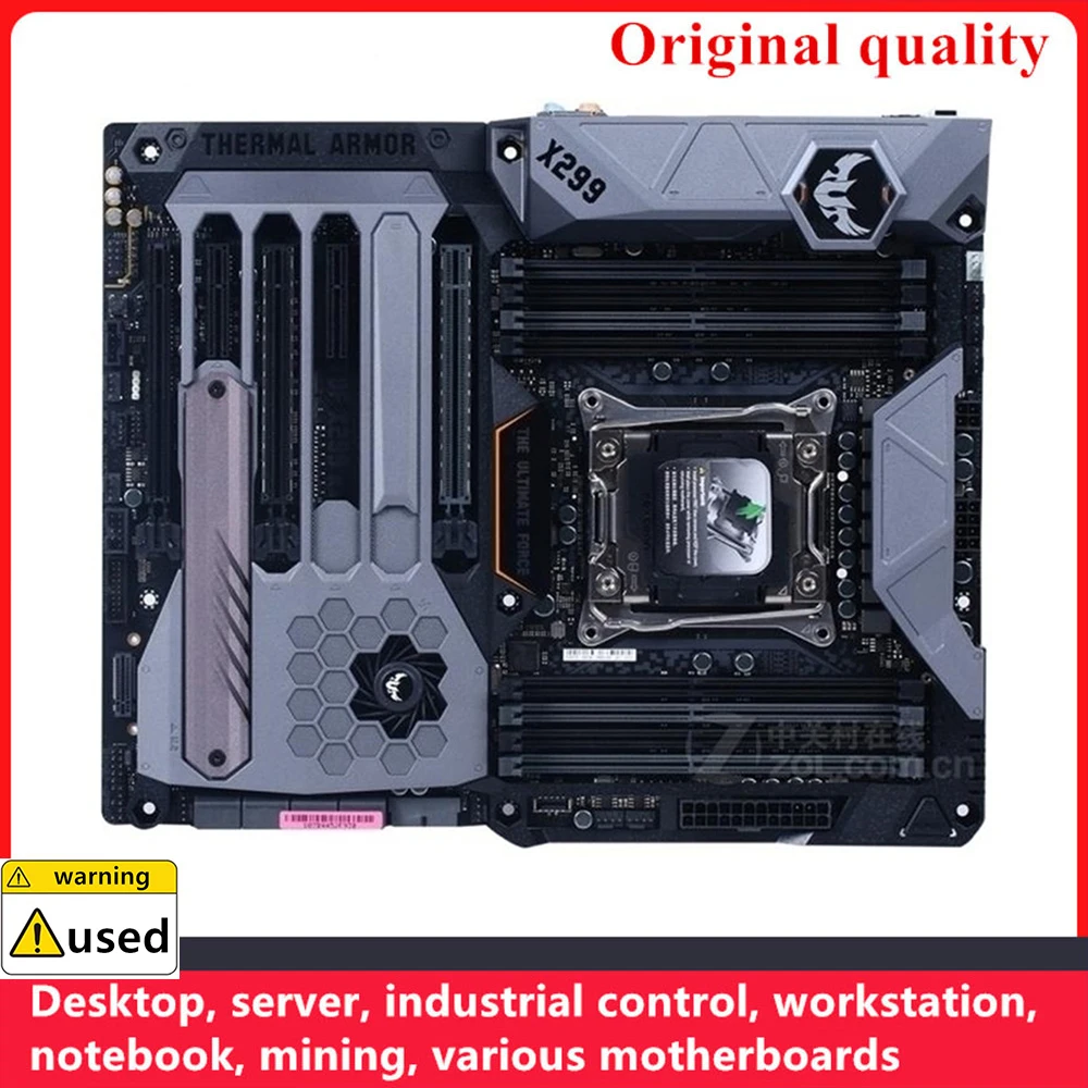 For TUF X299 Mark 1 Motherboards LGA 2066 DDR4 ATX For Intel X299 Overclocking Desktop Mainboard SATA III USB3.0
For TUF X299 Mark 1 Motherboards LGA 2066 DDR4 ATX For Intel X299 Overclocking Desktop Mainboard SATA III USB3.0