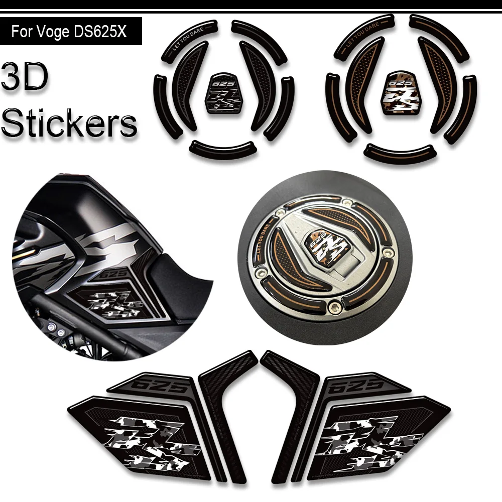 Stickers For VOGE 625 DSX DS625XDS625 X DS 625X Tank Pad Protection 3D Stickers Decals Fairing FenderHandguard 2025
Stickers For VOGE 625 DSX DS625XDS625 X DS 625X Tank Pad Protection 3D Stickers Decals Fairing FenderHandguard 2025