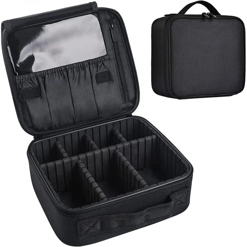 Travel , Cosmetic Train Case Organizer Portable Artist Storage Makeup Bag With Adjustable Dividers For Cosmetics Make
Travel , Cosmetic Train Case Organizer Portable Artist Storage Makeup Bag With Adjustable Dividers For Cosmetics Make
