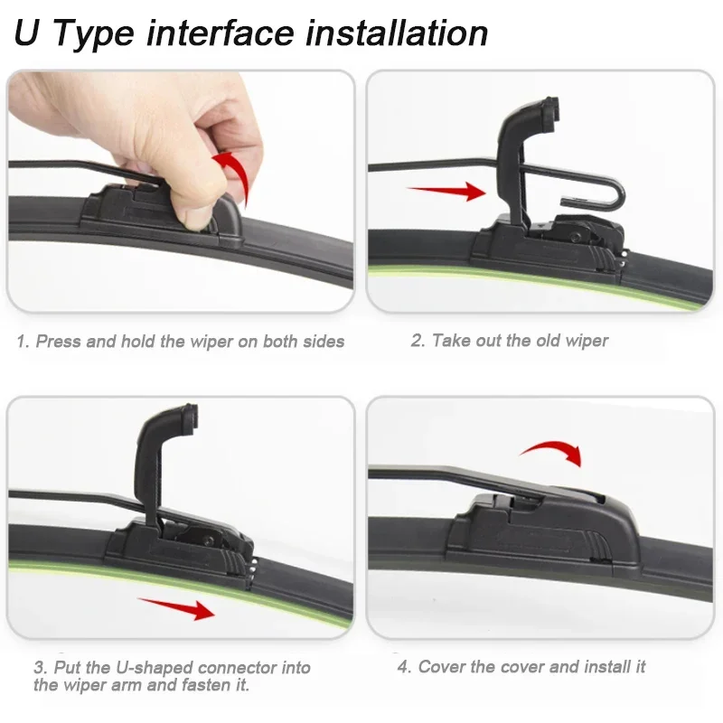 2PCS For FAW BESTUNE B70 NAT T55 T77 T90 T99 2019-2025 Car Front Blade Windshield Wiper Windshield Rubber Auto Accessories
2PCS For FAW BESTUNE B70 NAT T55 T77 T90 T99 2019-2025 Car Front Blade Windshield Wiper Windshield Rubber Auto Accessories
