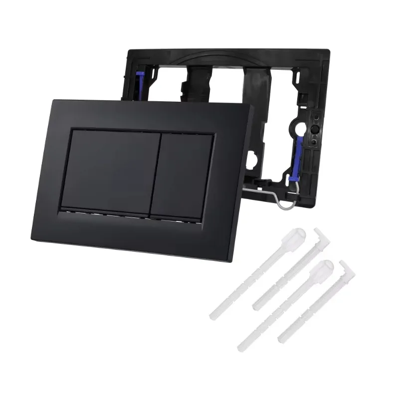 Dual flush system Silver plastic flush plate for hidden panel components Toilet flush interface hidden
Dual flush system Silver plastic flush plate for hidden panel components Toilet flush interface hidden