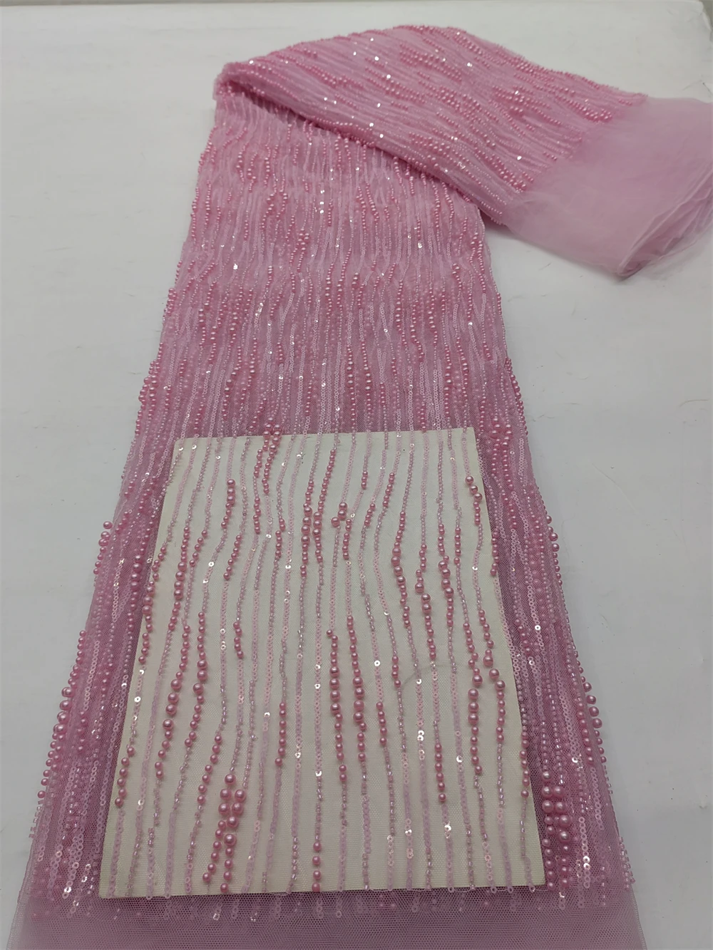 Luxury French Hand Embroidered Heavy Beaded Lace Fabric African Nigerian Sequin Lace Fabric Bridal Wedding Dress Sewing 5 Yards
Luxury French Hand Embroidered Heavy Beaded Lace Fabric African Nigerian Sequin Lace Fabric Bridal Wedding Dress Sewing 5 Yards
