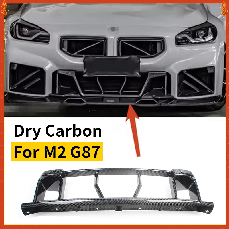 For BMW M2 G87 Genuine Dry Carbon Fiber Front Under Grille/Lower Front Grille Frame Body Kits Auto Parts Trim 2023+ Modification
For BMW M2 G87 Genuine Dry Carbon Fiber Front Under Grille/Lower Front Grille Frame Body Kits Auto Parts Trim 2023+ Modification