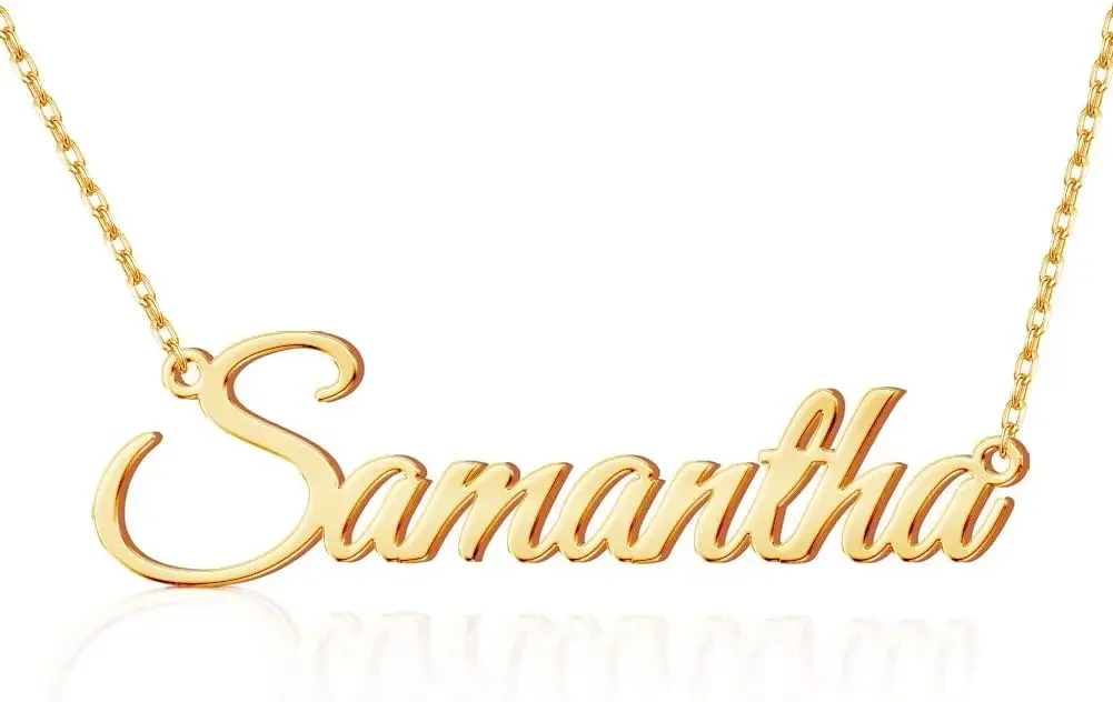 TinyName Custom Name Necklace Personalized 18K Gold Plated Nameplate Customized Jewelry Gift for Women
TinyName Custom Name Necklace Personalized 18K Gold Plated Nameplate Customized Jewelry Gift for Women