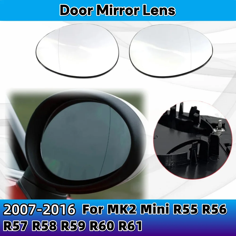 For MK2 Mini R55 R56 R57 R58 R59 R60 R61 One/S/JCW/Clubman/Hatchback Heated Car Side Mirror Glass Rearview Mirror Lens
For MK2 Mini R55 R56 R57 R58 R59 R60 R61 One/S/JCW/Clubman/Hatchback Heated Car Side Mirror Glass Rearview Mirror Lens