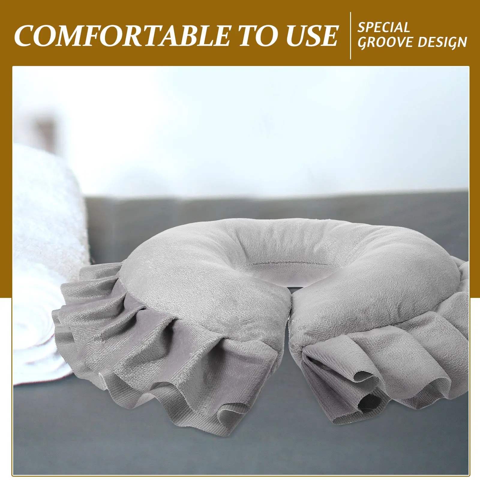 Massage Pillow Beauty Salon Spa U-shaped Face Relax Cradle Cushion Massage Table Stable Comfort Easy Cleaning Disposable
Massage Pillow Beauty Salon Spa U-shaped Face Relax Cradle Cushion Massage Table Stable Comfort Easy Cleaning Disposable