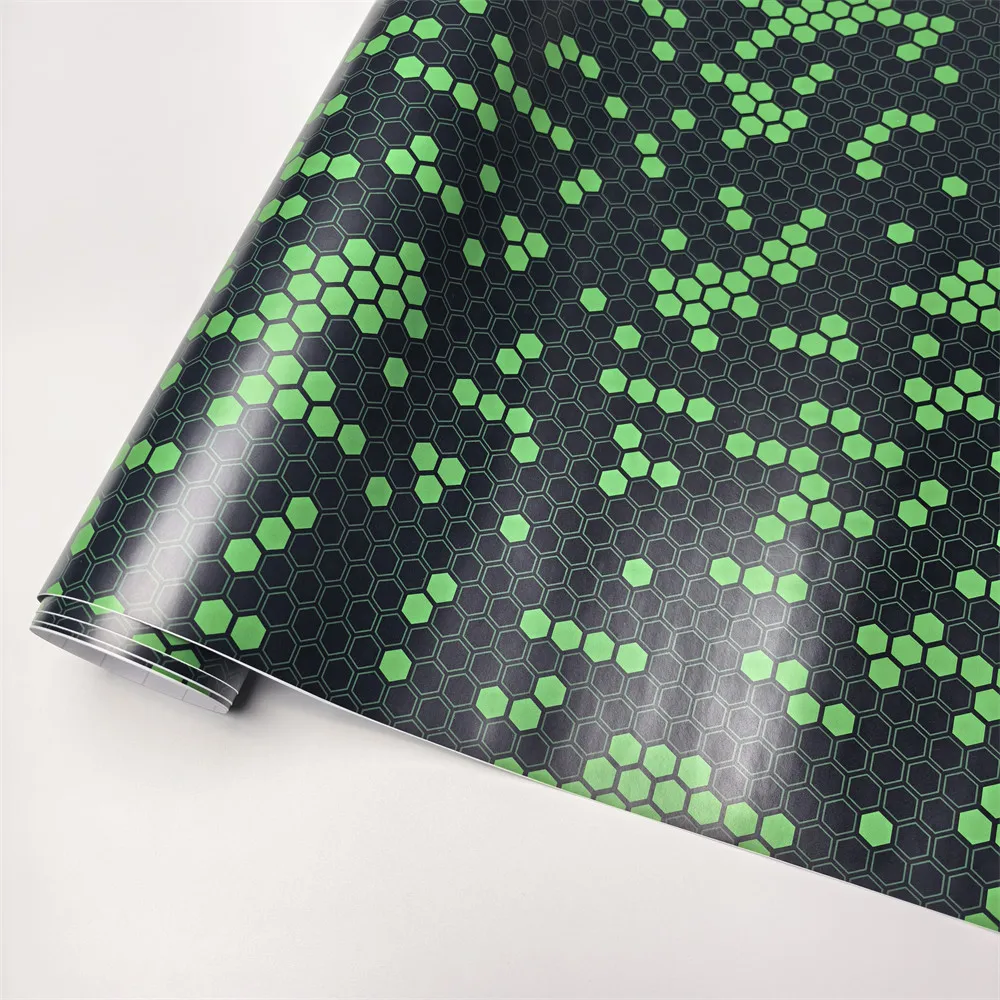 Car Sticker Honeycomb Green Vinyl Wrap Hexagon Film with Air Release Channels for Motorcycle ATV Decal Wrapping
Car Sticker Honeycomb Green Vinyl Wrap Hexagon Film with Air Release Channels for Motorcycle ATV Decal Wrapping