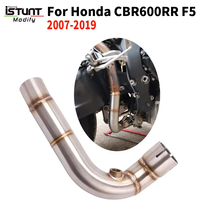 Slip On For Honda CBR600RR CBR600 RR F5 2007 - 2019 Years Motorcycle Exhaust System Escape moto Modified Middle Link Pipe Tube
Slip On For Honda CBR600RR CBR600 RR F5 2007 - 2019 Years Motorcycle Exhaust System Escape moto Modified Middle Link Pipe Tube