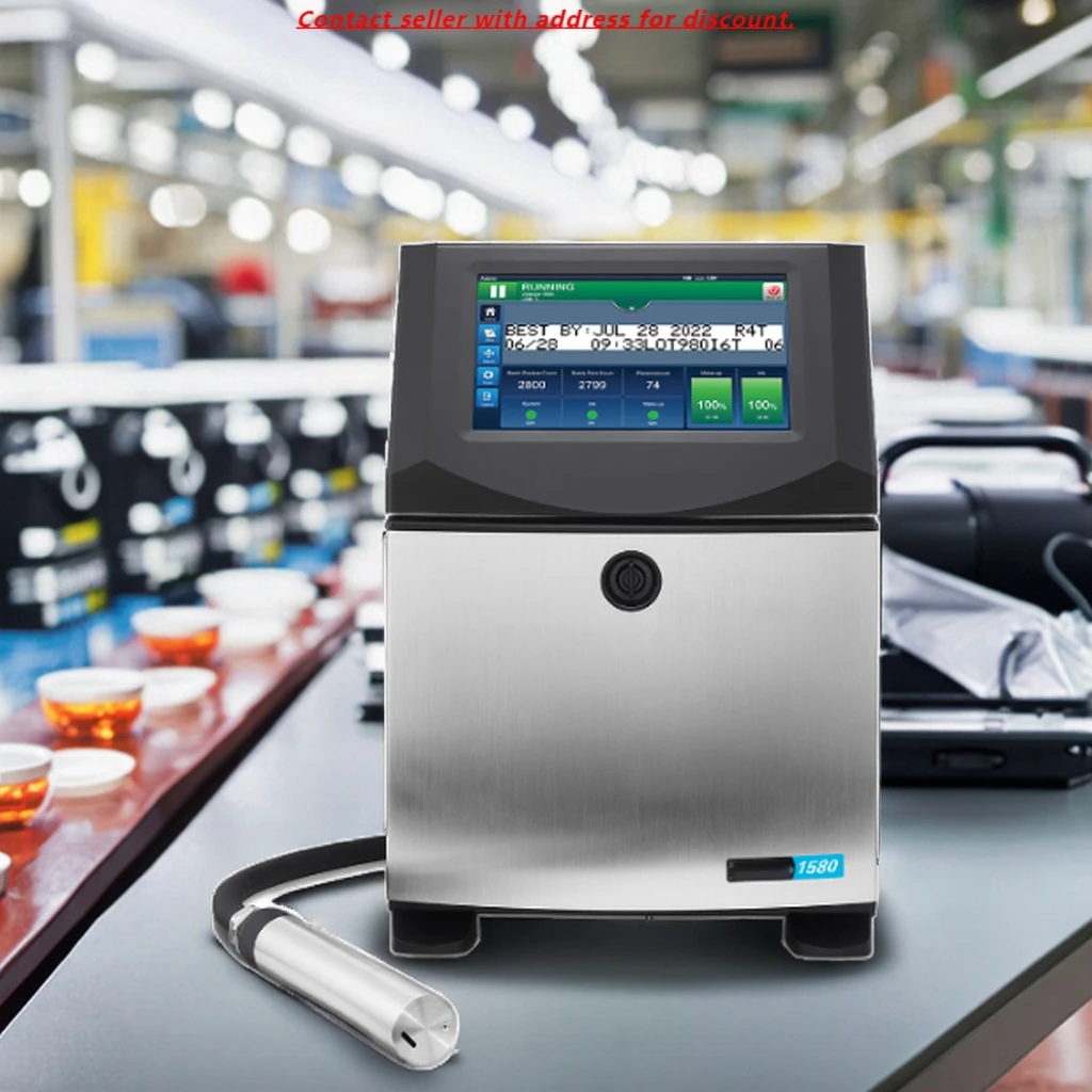 1580+ VJ CIJ Inkjet Printer Marking For Carton Box Glass Textile Bottle PVC Pipe Wire Wood EXP Expire Date Batch Coding
1580+ VJ CIJ Inkjet Printer Marking For Carton Box Glass Textile Bottle PVC Pipe Wire Wood EXP Expire Date Batch Coding