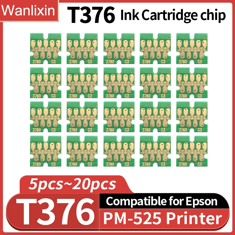 5pcs~20pcs chip Compatible ink cartridge Chip T3760 T376 376 E376 E-376 For Epson PictureMate PM-525 photo Printer INK CHIP
5pcs~20pcs chip Compatible ink cartridge Chip T3760 T376 376 E376 E-376 For Epson PictureMate PM-525 photo Printer INK CHIP