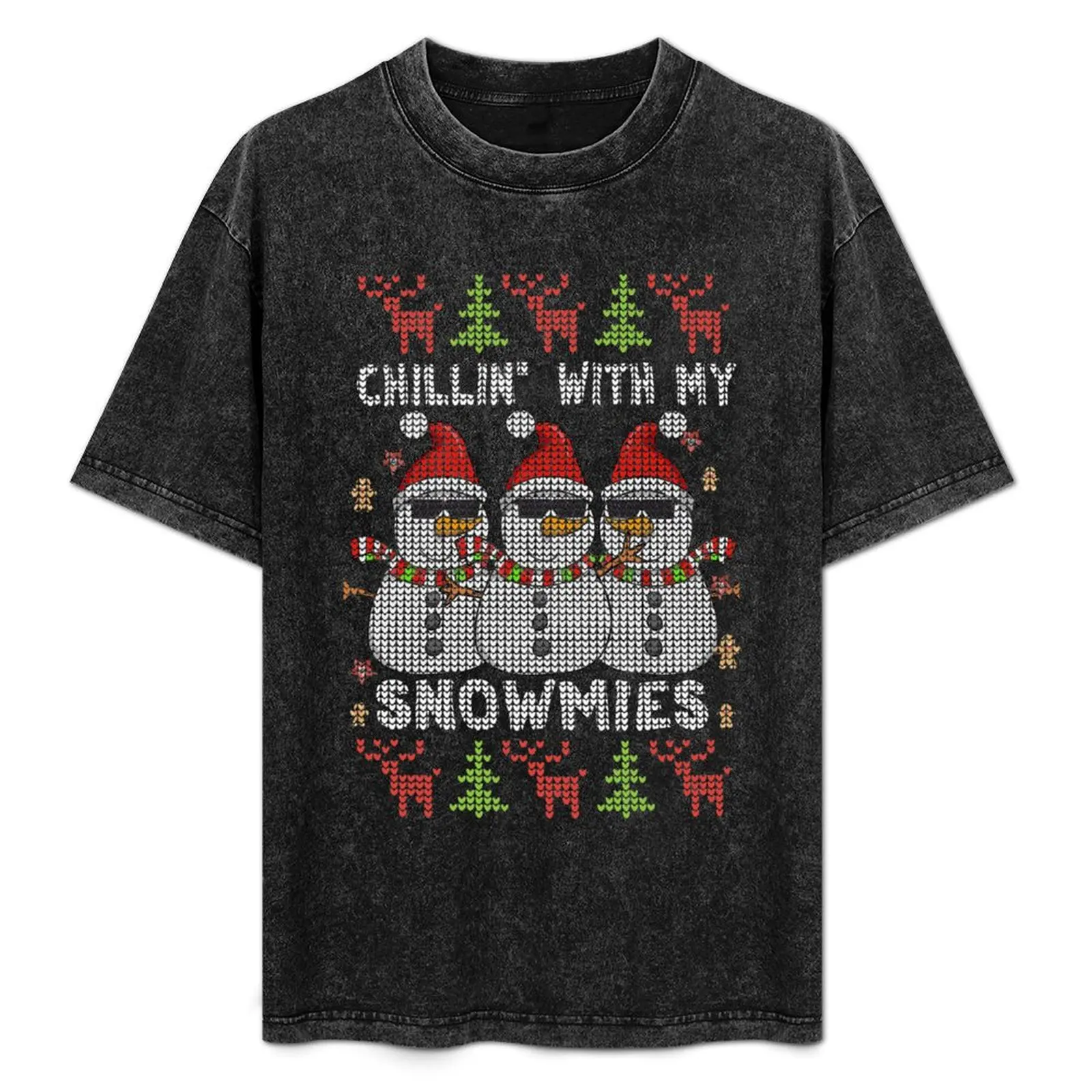 Showman and friends chillin with my snowmies ugly Christmas sweater humor T-Shirt Daily Casual Short Sleeve Tee Shirt
Showman and friends chillin with my snowmies ugly Christmas sweater humor T-Shirt Daily Casual Short Sleeve Tee Shirt