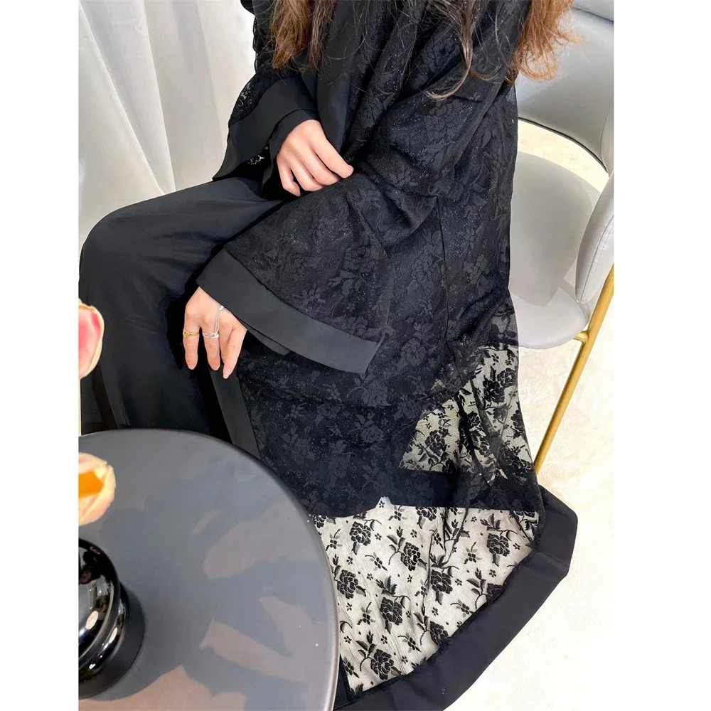Fashion 2 Pieces Muslim Women Open Abaya Kimono Long Maxi Dress Set Turkey Arab Islamic Robe Dubai Femme Kaftan Eid Party Caftan
Fashion 2 Pieces Muslim Women Open Abaya Kimono Long Maxi Dress Set Turkey Arab Islamic Robe Dubai Femme Kaftan Eid Party Caftan