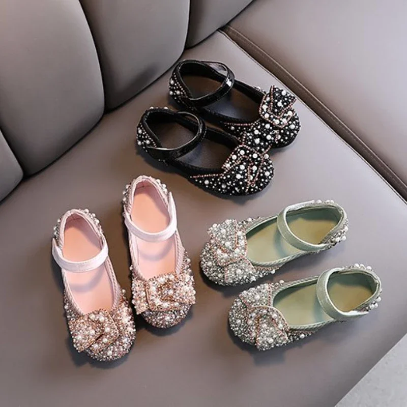 Princess Shoes for Girls Green Pink Party Wedding Luxurious Glitter 21-36 Kids Single Shoe Summer Spring Fashion Girl's Flats
Princess Shoes for Girls Green Pink Party Wedding Luxurious Glitter 21-36 Kids Single Shoe Summer Spring Fashion Girl's Flats