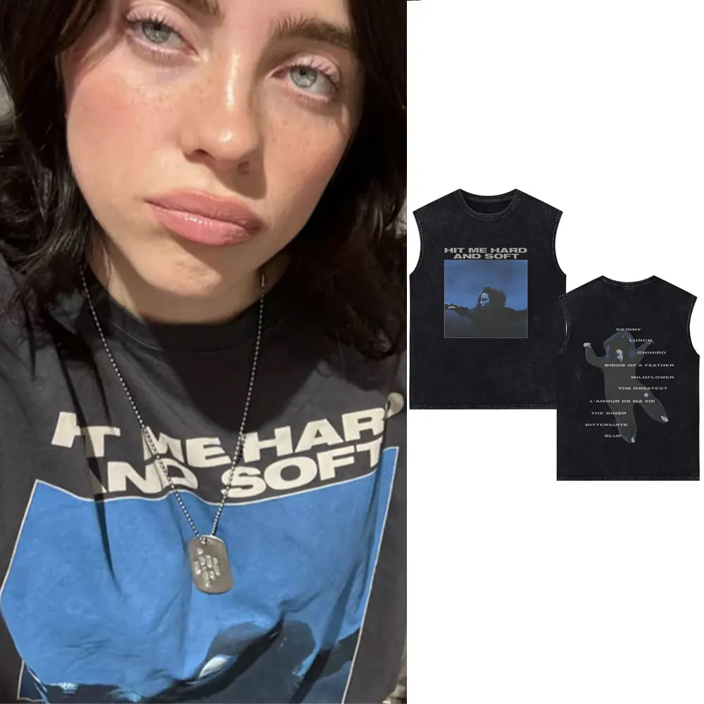 Washed Vintage Hit Me Hard and Soft 2024 Tour Concert Tank Tops Men Women Fashion Oversized Sleeveless Vest Cotton Loose T-shirt
Washed Vintage Hit Me Hard and Soft 2024 Tour Concert Tank Tops Men Women Fashion Oversized Sleeveless Vest Cotton Loose T-shirt