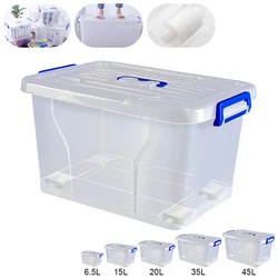 Storage Box with Lid Organizer Box Stackable Storage Trunk Storage Container Closet Organizer with Wheels Home Organizer Storage Box with Lid Organizer Box Stackable Storage Trunk Storage Container Closet Organizer with Wheels Home Organizer