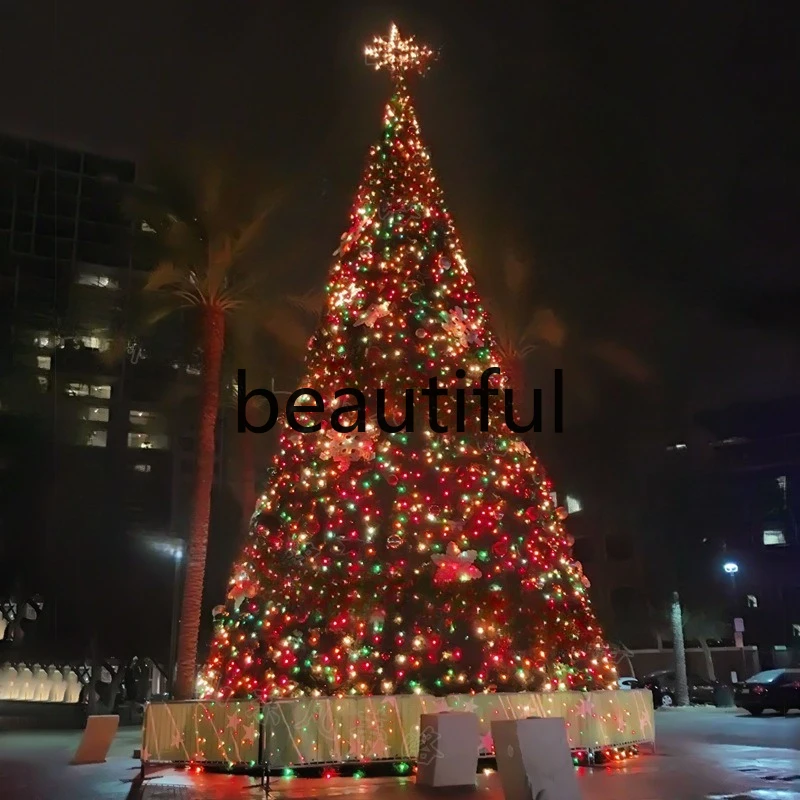 Outdoor red bow decoration frame Christmas tree hotel large commercial layout 
Outdoor red bow decoration frame Christmas tree hotel large commercial layout