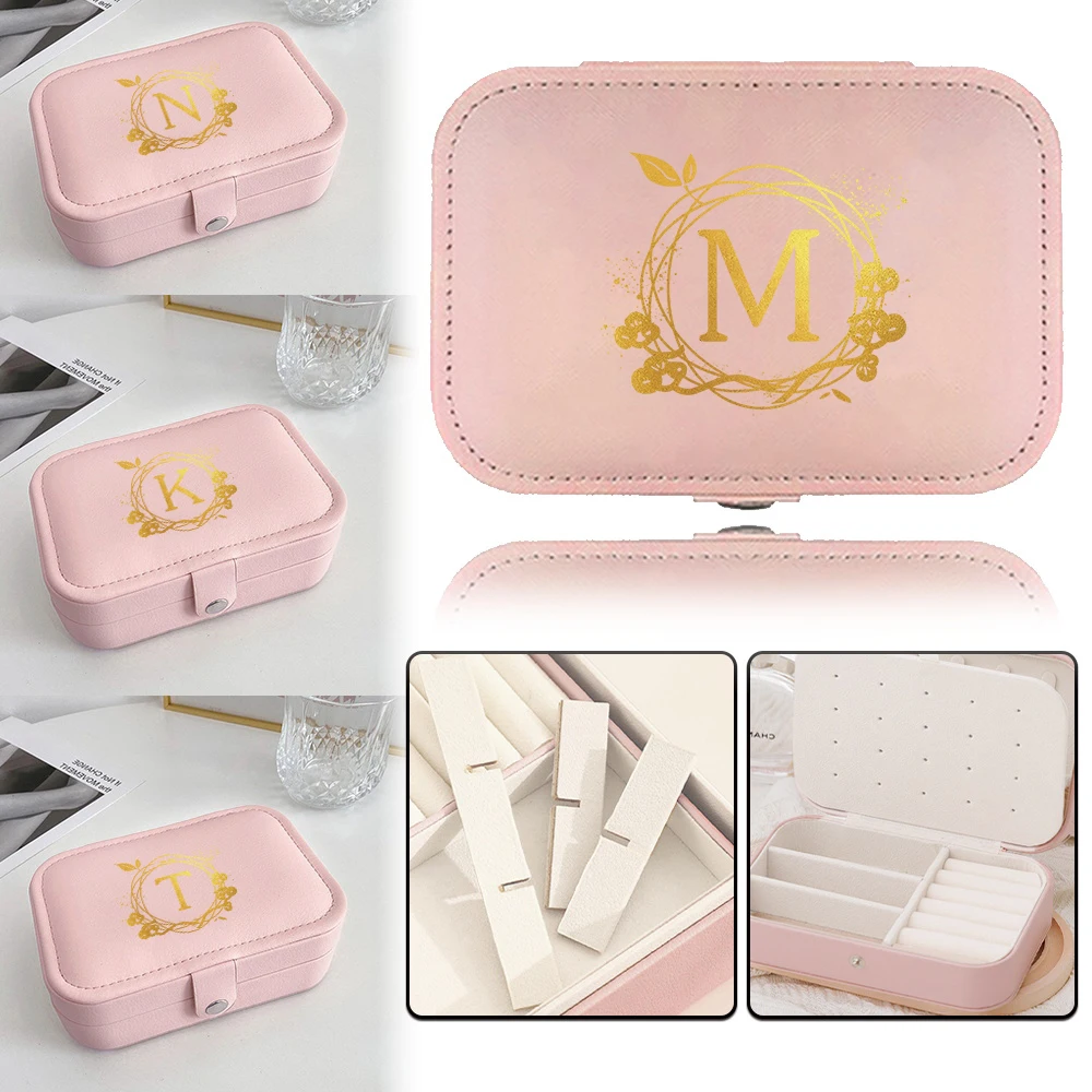 2025 Portable Jewelry Box Large Capacity Travel Necklace Earring Organizer Fashion Pink Ring Case Wreath Printing Series
2025 Portable Jewelry Box Large Capacity Travel Necklace Earring Organizer Fashion Pink Ring Case Wreath Printing Series