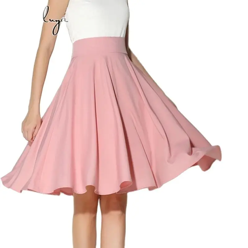 Makuluy Women High Waist Pleated A Line Solid Color Ladies Vintage Knee Length Skirts Midi
Makuluy Women High Waist Pleated A Line Solid Color Ladies Vintage Knee Length Skirts Midi