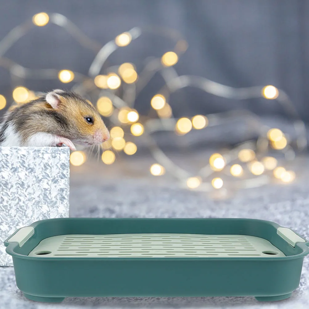 2Pcs Pet Litter Box Rabbit Toilet with Heightened Fence Design Easy to Clean Non-Slip Bottom Rabbit Litter Box 
2Pcs Pet Litter Box Rabbit Toilet with Heightened Fence Design Easy to Clean Non-Slip Bottom Rabbit Litter Box