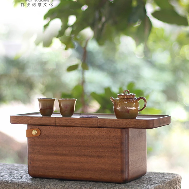 Outdoor camping teacup storage box travel portable multifunctional creative tea tray
Outdoor camping teacup storage box travel portable multifunctional creative tea tray