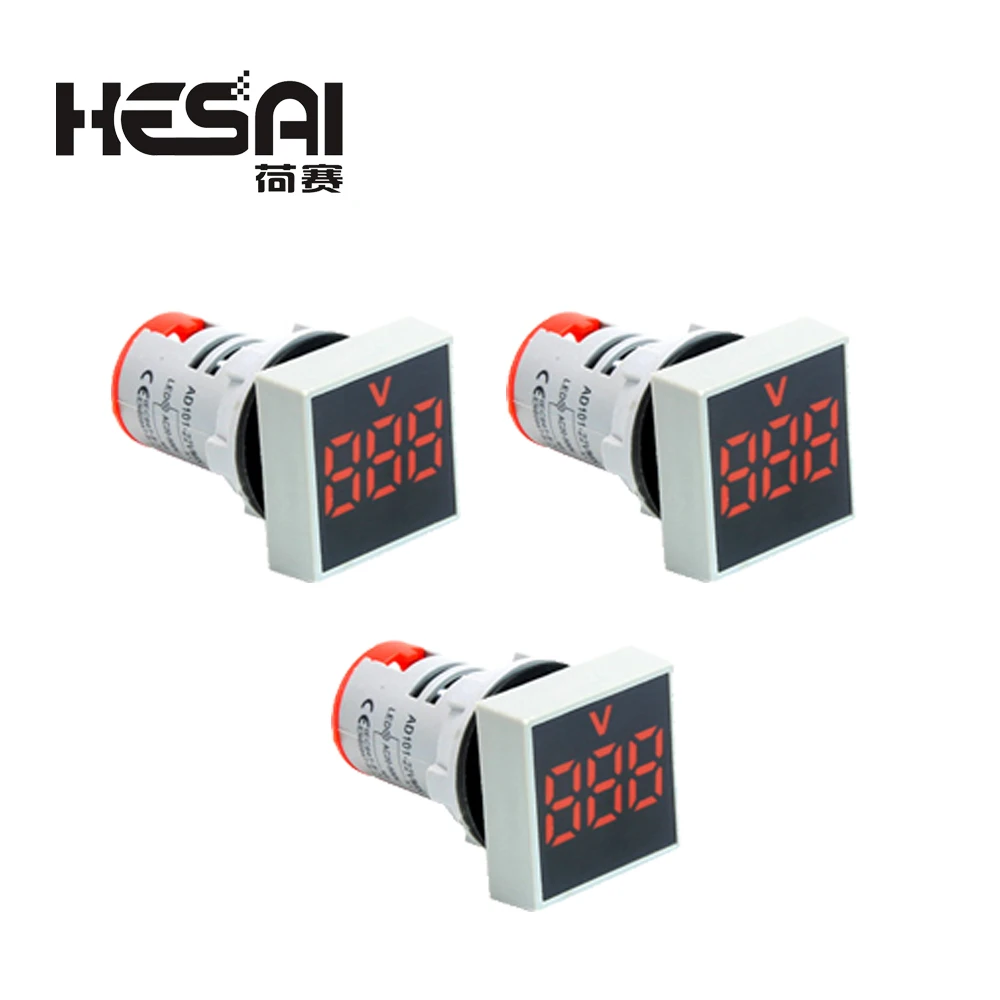 1/3/5PCS Mini New 22MM AC 20-500V Voltmeter Square Panel LED Digital Voltage Meter Indicator Light Tester Red
1/3/5PCS Mini New 22MM AC 20-500V Voltmeter Square Panel LED Digital Voltage Meter Indicator Light Tester Red