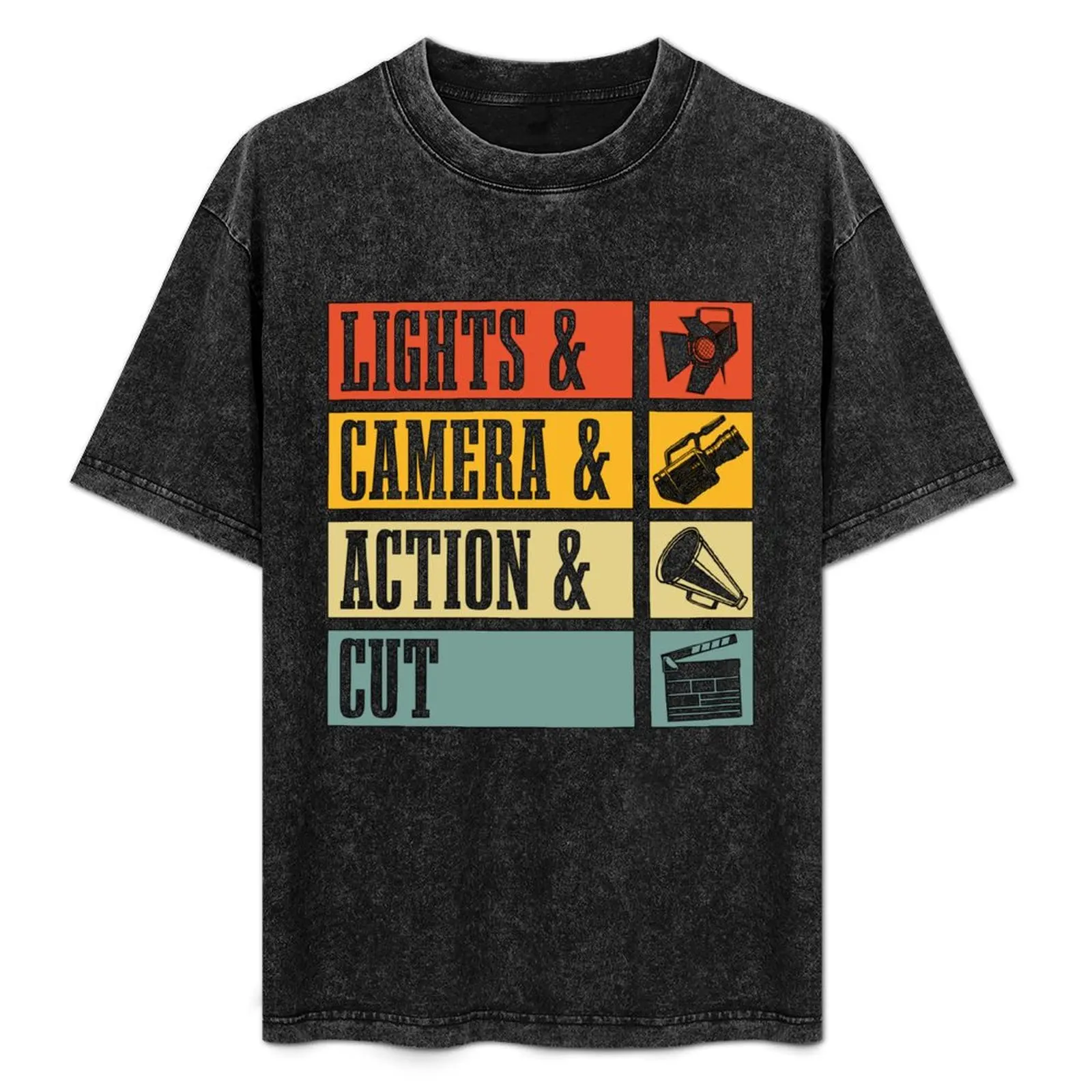 Film Director Lights & Camera & Retro Film Movie T-Shirt Standard Fit Solid Tee Shirt
Film Director Lights & Camera & Retro Film Movie T-Shirt Standard Fit Solid Tee Shirt
