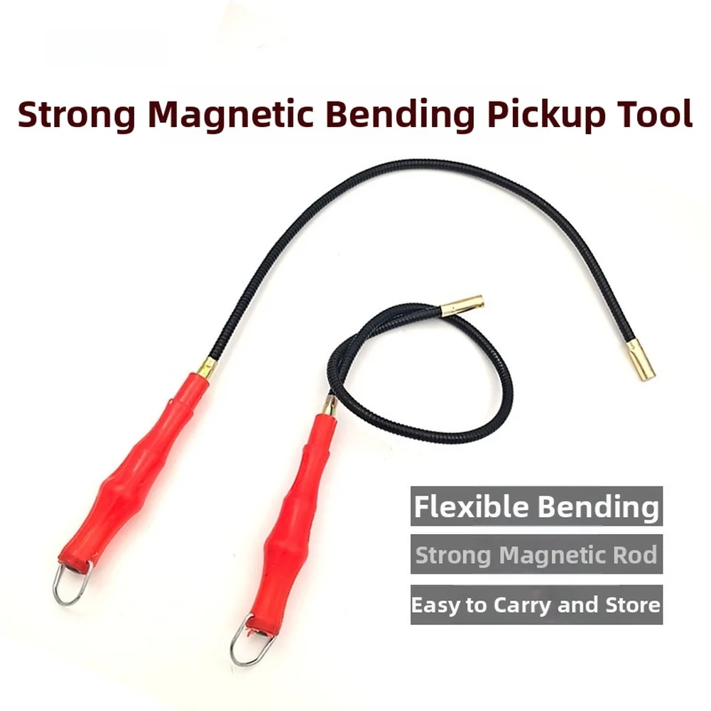 Red Ergonomic Handle Flexible Magnetic Pickup Tool Stainless Steel Bendable Rod For Retrieving Lost Metal Items In Hard To Reach
Red Ergonomic Handle Flexible Magnetic Pickup Tool Stainless Steel Bendable Rod For Retrieving Lost Metal Items In Hard To Reach