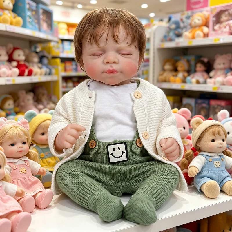 19"/48CM Handmade Real Looking Newborn Baby Pascale Vinyl Silicone Realistic Sleeping Doll
19"/48CM Handmade Real Looking Newborn Baby Pascale Vinyl Silicone Realistic Sleeping Doll