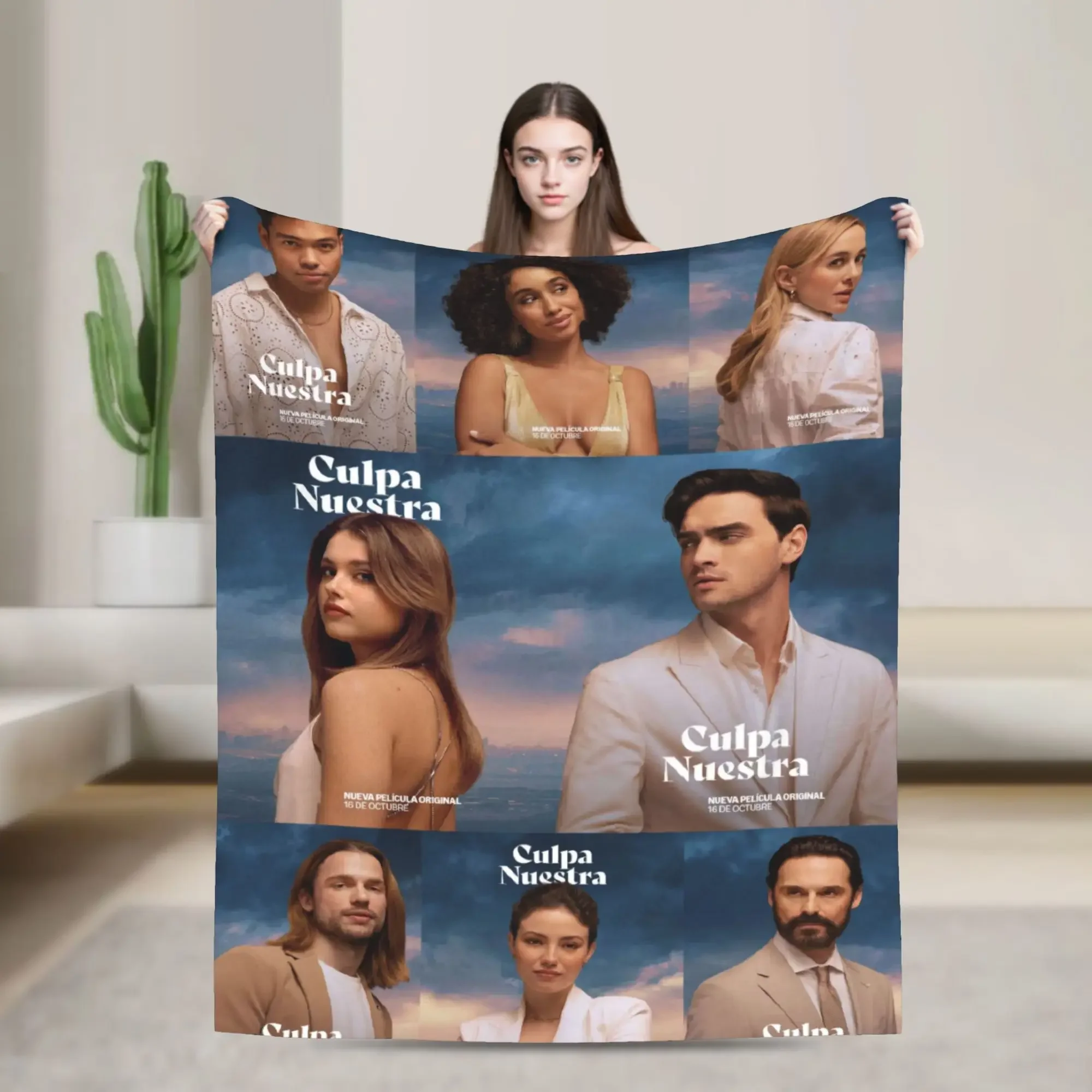 Soft Comfy Flannel Blanket for Bed Sofa Picnic Hot Film Culpa Mia Inspired Bedspread Cover for Bedroom
Soft Comfy Flannel Blanket for Bed Sofa Picnic Hot Film Culpa Mia Inspired Bedspread Cover for Bedroom