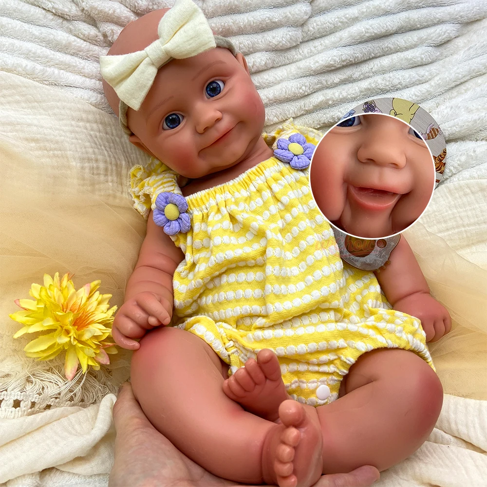 20Inch Open Mourh Maddie Handmade Lifelike Silicone Reborn Baby Gilr Soft Waterproof Doll for Elderly with Lost Children
20Inch Open Mourh Maddie Handmade Lifelike Silicone Reborn Baby Gilr Soft Waterproof Doll for Elderly with Lost Children